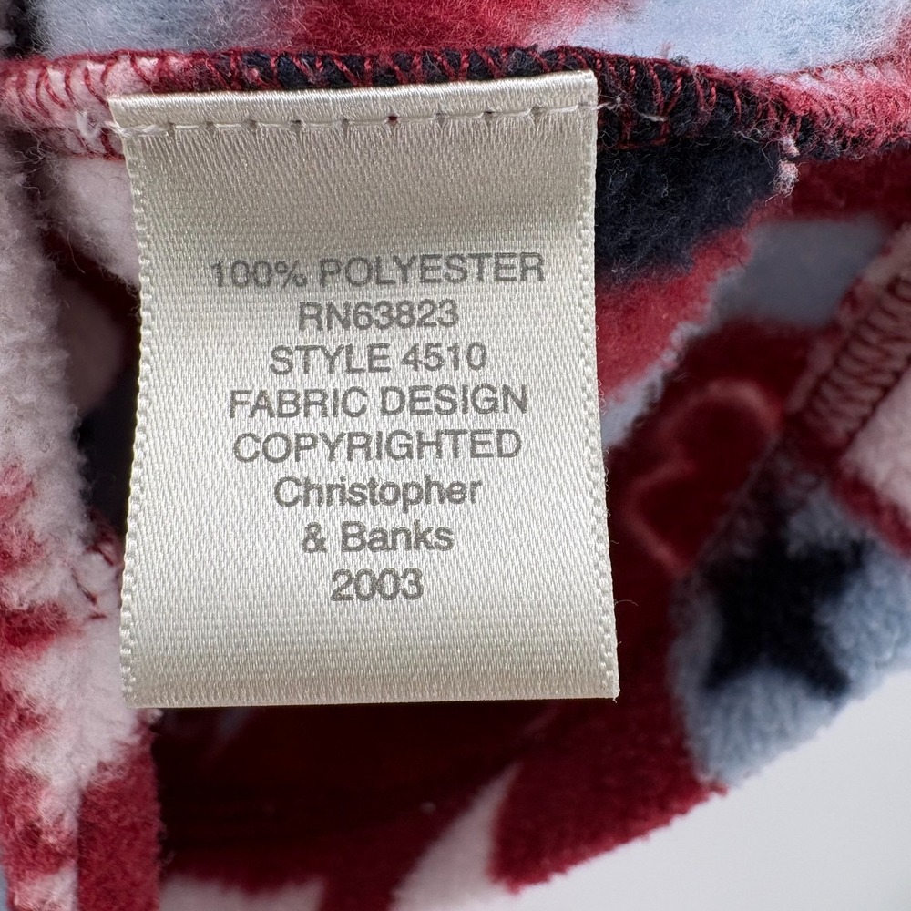 Christopher & Banks Vintage Fleece Vest L - Picture 7 of 9